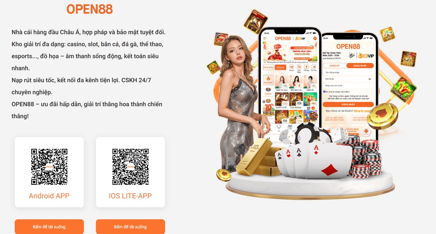 Địa chỉ tải ứng dụng dành riêng cho Open88.com